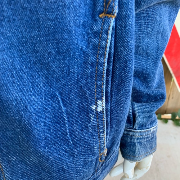 Vintage 90s Reworked Tiger Denim Duck Head Jacket Size XL - Picture 9 of 10
